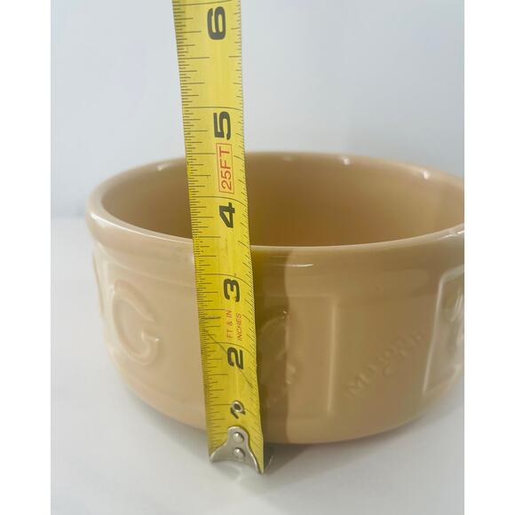 Mason Cash Stoneware Cane Lettered Dog Bowl - Picture 10 of 10